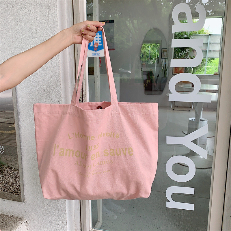 Ženska platnena torba na rame Albert Camus L'homme révolté torba za kupnju Eko pamuk Shopper torbica platnena torba torba za djevojčice