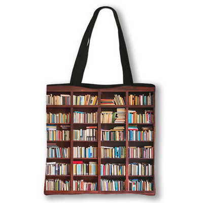 Knjižničar Book Lover Ispis Torba za kupnju Nemam torbe za kontrolu polica Torbe velikog kapaciteta Ženska ručna torba Torbe za kupnju za višekratnu upotrebu