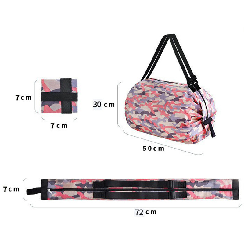 Salokāma uzglabāšanas soma ar rokturi Pārnēsājamas ceļojumu maskēšanās rokassomas 2023 Jauna liela ietilpības iepirkumu soma