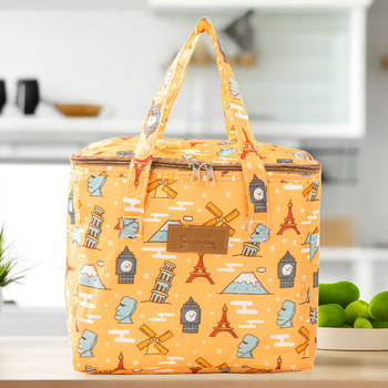 Φορητές τσάντες για πικνίκ Camp New Storage Lunch Box Ταξιδιωτικές τσάντες ψυγείου Μεγάλης χωρητικότητας Θερμική τσάντα χειρός Αδιάβροχο πτυσσόμενο καλάθι φαγητού