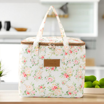 Φορητές τσάντες για πικνίκ Camp New Storage Lunch Box Ταξιδιωτικές τσάντες ψυγείου Μεγάλης χωρητικότητας Θερμική τσάντα χειρός Αδιάβροχο πτυσσόμενο καλάθι φαγητού