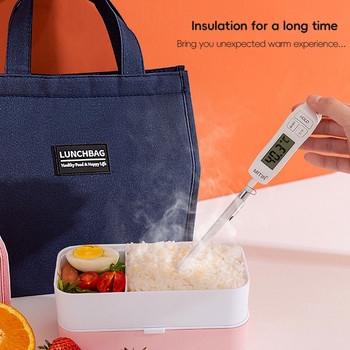 Βολικές τσάντες Oxford Lunch Bag Fresh Cooler Pouch φορητή για φοιτητές γραφείου Κουτί μεσημεριανού πακέτου Ζευγάρια Μπλε ροζ τσάντα δοχείου τροφίμων