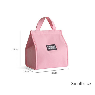 Ērti Oksfordas pusdienu maisiņi Svaigs aukstuma maisiņš Pārnēsājams biroja studentiem Pusdienu kaste Tote Couples Zili rozā pārtikas konteineru soma