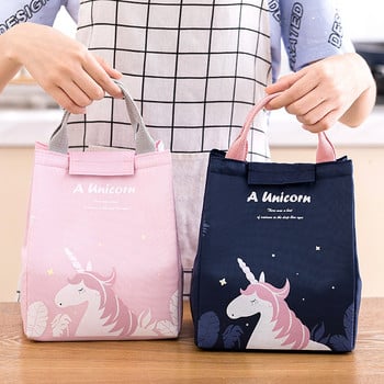 Cartoon Cooler Lunch Bag for Picnic Kids Women Travel Thermal Breakfast Organizer Μονωμένη αδιάβροχη τσάντα αποθήκευσης Lunch Box Sac