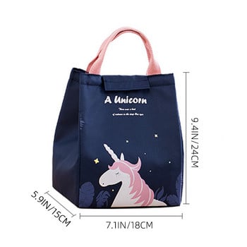 Cartoon Cooler Lunch Bag for Picnic Kids Women Travel Thermal Breakfast Organizer Μονωμένη αδιάβροχη τσάντα αποθήκευσης Lunch Box Sac