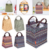 Pārnēsājama dzesētāja pusdienu soma, kas paredzēta piknika bērniem ceļojumu termo brokastu organizatoram, izolēta ūdensnecaurlaidīga uzglabāšanas soma pusdienu kastītei