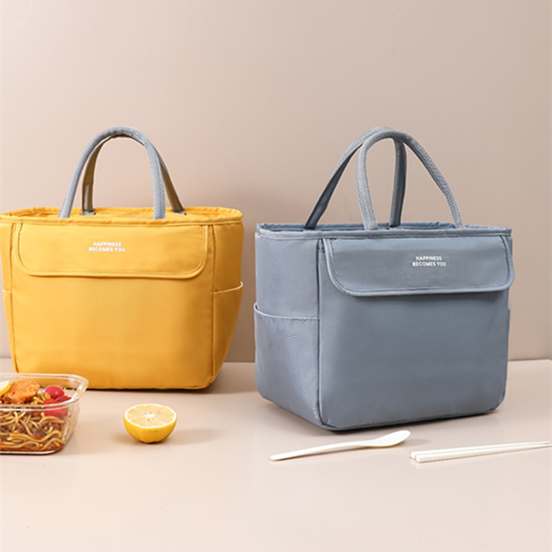 Lielas ietilpības izolētas pusdienu somas Oksfordas auduma ūdensnecaurlaidīga Bento Box termiskā dzesētāja soma Pārnēsājama pārtikas uzglabāšanas konteinera rokassomiņa