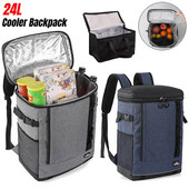 Σακίδιο πλάτης 24L Cooler Thermal Bag Αδιάβροχη πυκνωμένη τσάντα ψυγείου Μεγάλη μονωμένη τσάντα Picnic Cooler Backpack Τσάντα ψυγείου