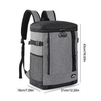 Σακίδιο πλάτης 24L Cooler Thermal Bag Αδιάβροχη πυκνωμένη τσάντα ψυγείου Μεγάλη μονωμένη τσάντα Picnic Cooler Backpack Τσάντα ψυγείου