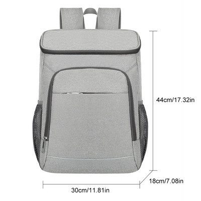 Σακίδιο πλάτης 24L Cooler Thermal Bag Αδιάβροχη πυκνωμένη τσάντα ψυγείου Μεγάλη μονωμένη τσάντα Picnic Cooler Backpack Τσάντα ψυγείου