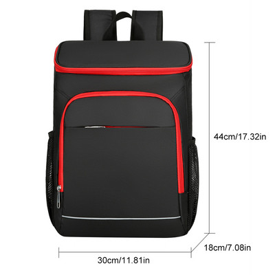 Σακίδιο πλάτης 24L Cooler Thermal Bag Αδιάβροχη πυκνωμένη τσάντα ψυγείου Μεγάλη μονωμένη τσάντα Picnic Cooler Backpack Τσάντα ψυγείου