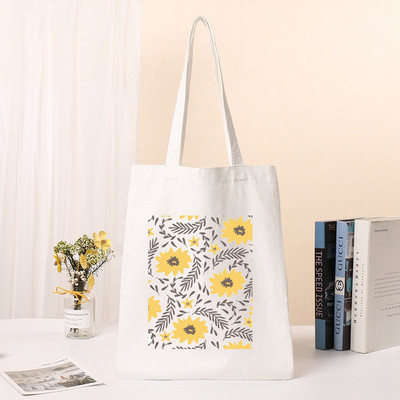 Sieviešu pircēju soma Cosmos Ziedi Soma Harajuku Iepirkšanās Audekla soma Meiteņu rokassomiņa Pleci Dāmu Totes Ceļojumu ikdienas iepirkumu somas