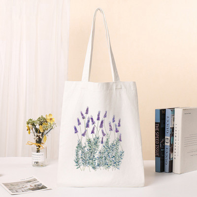 Sieviešu pircēju soma Cosmos Ziedi Soma Harajuku Iepirkšanās Audekla soma Meiteņu rokassomiņa Pleci Dāmu Totes Ceļojumu ikdienas iepirkumu somas