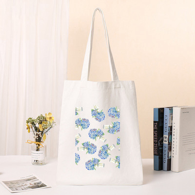 Sieviešu pircēju soma Cosmos Ziedi Soma Harajuku Iepirkšanās Audekla soma Meiteņu rokassomiņa Pleci Dāmu Totes Ceļojumu ikdienas iepirkumu somas