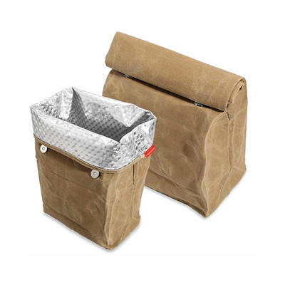 Vodootporan, otporan na mrlje, aluminijska folija za ponovljenu upotrebu, vrećica za led, toplija vrećica za ručak, vanjska toplina, 8 A, ulje, vosak, platno, toplinska vrećica za ručak