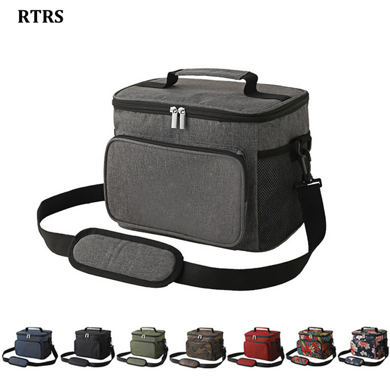 10 L mīksta aukstuma soma ar cieto ieliktni Liela izolēta piknika pusdienu maisa kastes dzesēšanas soma kempinga grilēšanai ģimenes āra aktivitātēm