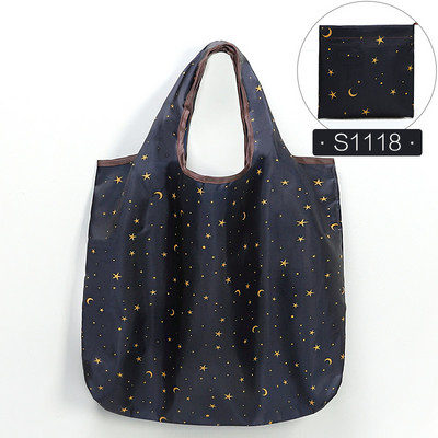 Ekološki prihvatljive najlonske torbe za kupovinu Torba za višekratnu upotrebu, sklopiva torba za trgovinu namirnicama, lagana teška ručna torba za kupovinu