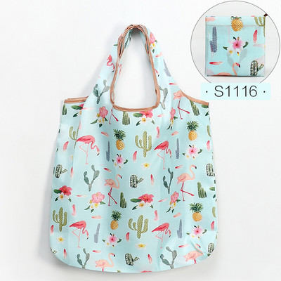 Ekološki prihvatljive najlonske torbe za kupovinu Torba za višekratnu upotrebu, sklopiva torba za trgovinu namirnicama, lagana teška ručna torba za kupovinu