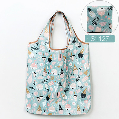 Ekološki prihvatljive najlonske torbe za kupovinu Torba za višekratnu upotrebu, sklopiva torba za trgovinu namirnicama, lagana teška ručna torba za kupovinu