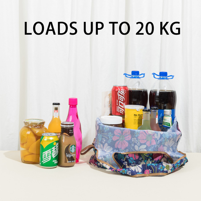 Ekološki prihvatljive najlonske torbe za kupovinu Torba za višekratnu upotrebu, sklopiva torba za trgovinu namirnicama, lagana teška ručna torba za kupovinu