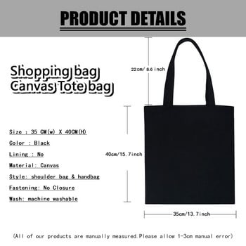 Harajuku Shopping Canvas Shopper Τσάντα τσάντα για κορίτσια Shoulder Lady Bag Γυναικεία Τσάντα Shopper μαγική μάγισσες Brew card Tarot witchy bag