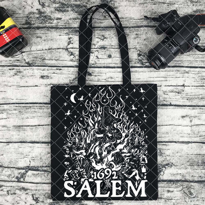 Harajuku Iepirkšanās Canvas Shopper Bag meitenes rokassoma plecu dāmu soma sievietēm Shopper soma burvju Witches Brew Tarot karti raganu soma