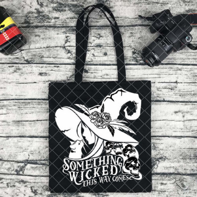 Harajuku Iepirkšanās Canvas Shopper Bag meitenes rokassoma plecu dāmu soma sievietēm Shopper soma burvju Witches Brew Tarot karti raganu soma