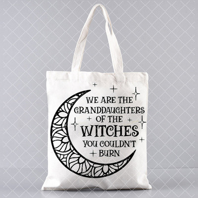 Harajuku Iepirkšanās Canvas Shopper Bag meitenes rokassoma plecu dāmu soma sievietēm Shopper soma burvju Witches Brew Tarot karti raganu soma