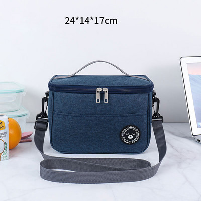 Liela termiskā pārtikas soma dzesēšanas soma kempinga izolēta pusdienu soma ar plecu siksnu piknika grozu āra kempinga ceļojumiem 캠핑용품