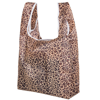 Poliestera salokāms otrreizējās pārstrādes iepirkumu maisiņš Eko atkārtoti lietojams maisiņš Augļu un dārzeņu pārtikas preču veikals