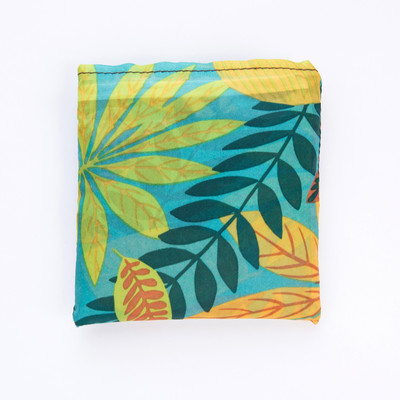 Poliestera salokāms otrreizējās pārstrādes iepirkumu maisiņš Eko atkārtoti lietojams maisiņš Augļu un dārzeņu pārtikas preču veikals