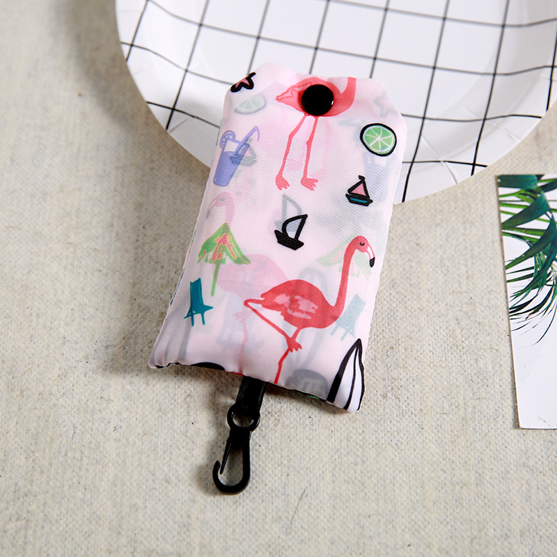 Poliestera salokāms otrreizējās pārstrādes iepirkumu maisiņš Eko atkārtoti lietojams maisiņš Augļu un dārzeņu pārtikas preču veikals