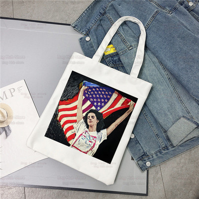 Lana Del Rey Obožavatelji pjevačica Ženska platnena torba na rame Platnena torba Eco Just for Life Shopping Bag Platnena torba Ručna torba Svakodnevna upotreba