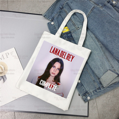 Lana Del Rey Obožavatelji pjevačica Ženska platnena torba na rame Platnena torba Eco Just for Life Shopping Bag Platnena torba Ručna torba Svakodnevna upotreba