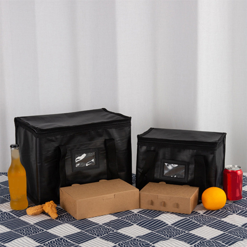 Izolēta termiskā dzesētāja soma Vēsie pusdienu ēdieni Dzērienu kastes Dzērienu uzglabāšana Lieli atdzesēti maisiņi Piknika kempings Alvas folijas pārtikas maisiņi