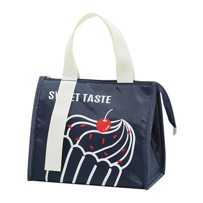 Trīsstūrveida izolēts dzesētājs Bento maisiņš alumīnija plēves termiskās pusdienu kastes somas Lielas ietilpības ūdensnecaurlaidīgi vieglie kempinga piederumi