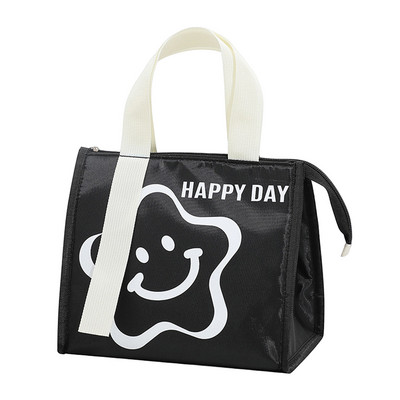 Trīsstūrveida izolēts dzesētājs Bento maisiņš alumīnija plēves termiskās pusdienu kastes somas Lielas ietilpības ūdensnecaurlaidīgi vieglie kempinga piederumi