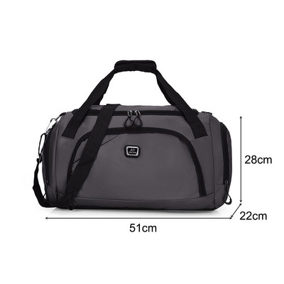 Vingrošanas soma Sporta soma Apmācība vīriešiem Sieviešu ūdensnecaurlaidīga fitnesa soma Izturīga daudzfunkcionāla rokassomiņa āra sporta peldēšanai.