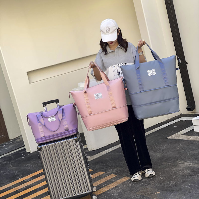 Dvoslojna ekspanzija Putna torba velikog kapaciteta Ručna torba Ženska platna torba Suho mokro odvajanje Ženska torba za prtljagu Torbe za rame