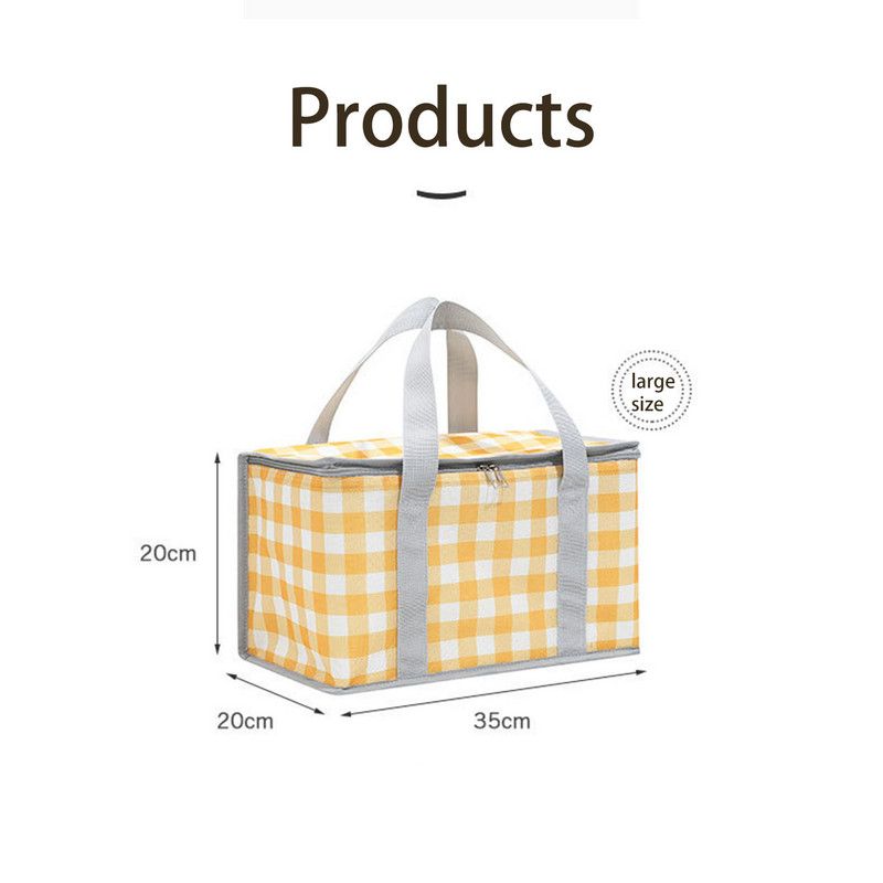 Izolēta piknika soma, izturīga pret noplūdi, izolēta aukstuma soma ar rāvējslēdzēja augšdaļu kempinga dienas ceļojumu pārgājienu grilēšanai