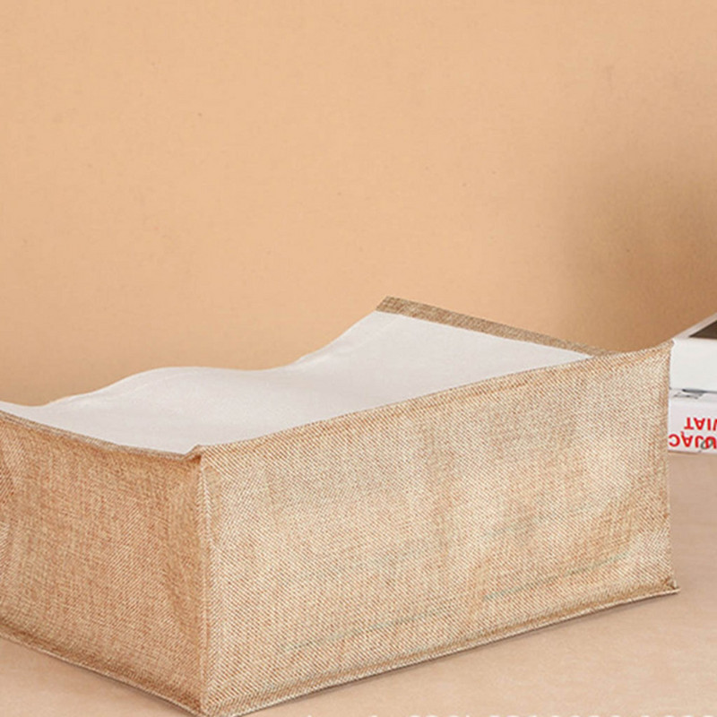 Sieviešu audekla džutas soma Lielas ietilpības audekla ceļojumu uzglabāšanas rokassomiņa Atkārtoti lietojama sieviešu āra rokassomiņa