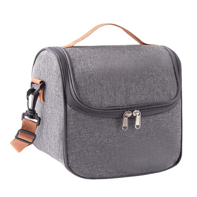 Pusdienu soma izolēta pusdienu kaste Necaurlaidīga pusdienu soma ar plecu siksnu darbam birojā kempingā