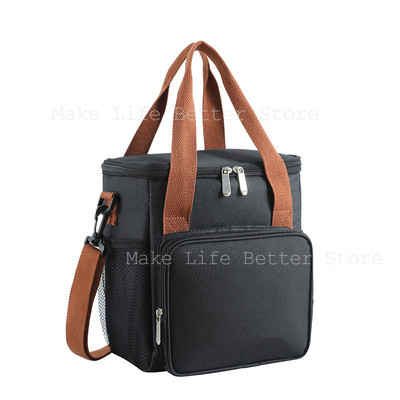 Torba za ručak, otporna na curenje, ruksak za ručak, prijenosna termalna torba za ručak, torba za toplinu i hladnoću, izolirana torba za kampiranje, vodootporna torba za obrok