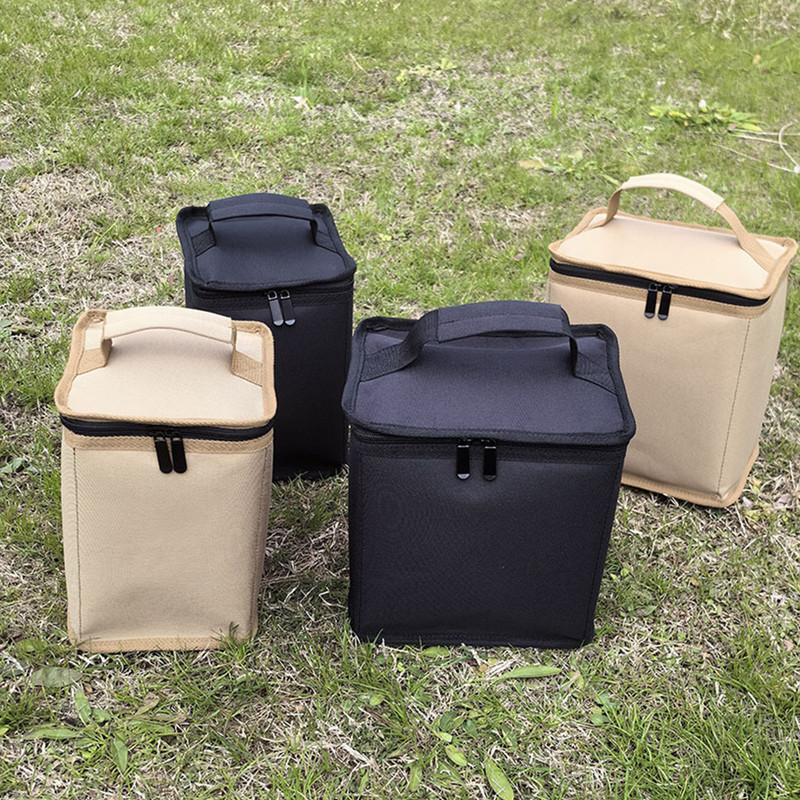 Poklopac kanistera za butan gorivo 600D Oxford tkanina Lanterna za kampiranje Torba za spremnik plina s ručkom za kampiranje na otvorenom Kuhanje Putovanje Piknik