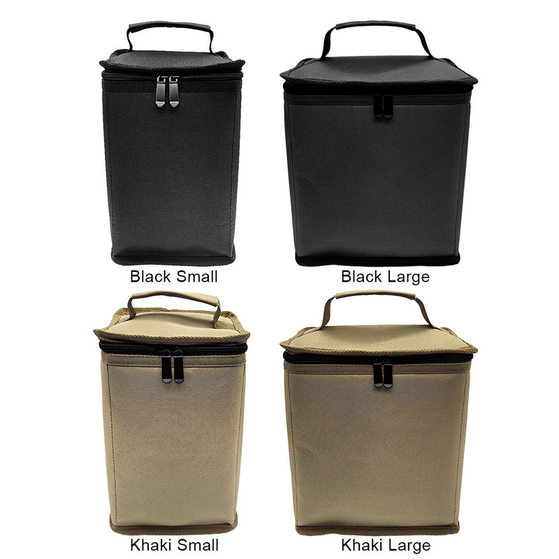 Poklopac kanistera za butan gorivo 600D Oxford tkanina Lanterna za kampiranje Torba za spremnik plina s ručkom za kampiranje na otvorenom Kuhanje Putovanje Piknik