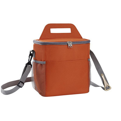 Piknikukott Hall soojusisolatsioon, suure mahutavusega, hõlpsasti kaasaskantav Mitmevärviline valikuline majatarbed Kaasaskantav piknikukott, oranž