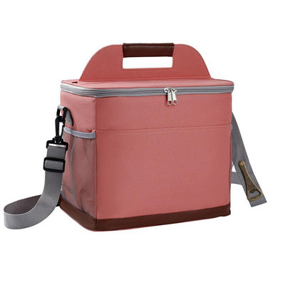 Piknikukott Hall soojusisolatsioon, suure mahutavusega, hõlpsasti kaasaskantav Mitmevärviline valikuline majatarbed Kaasaskantav piknikukott, oranž