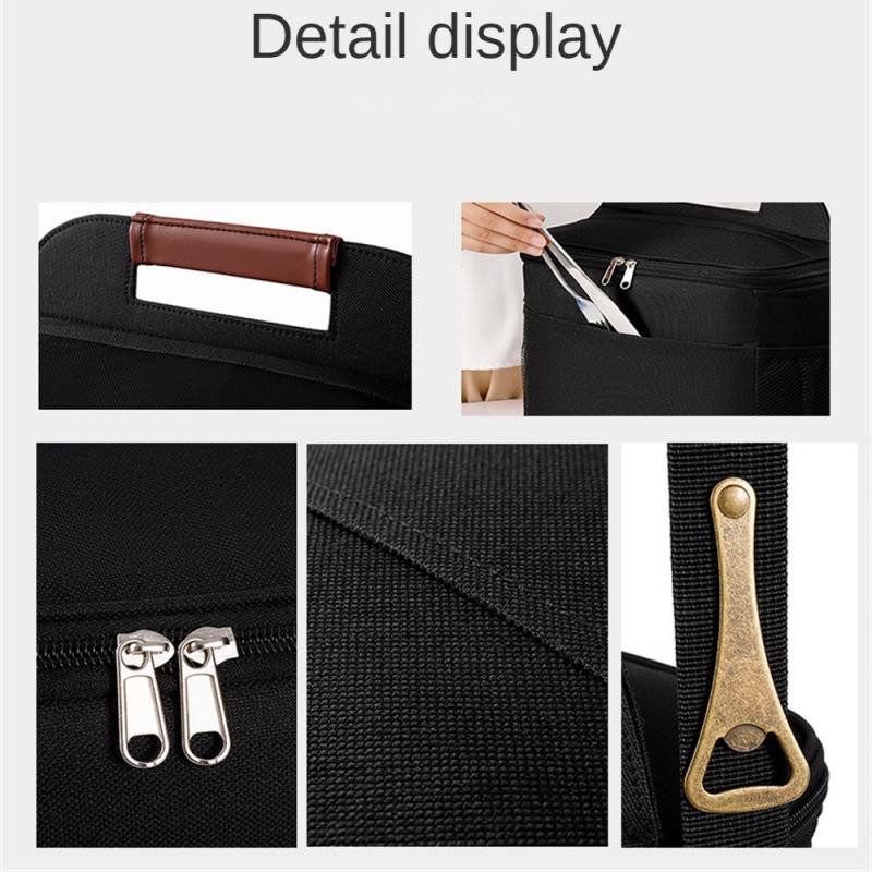 Piknikukott Hall soojusisolatsioon, suure mahutavusega, hõlpsasti kaasaskantav Mitmevärviline valikuline majatarbed Kaasaskantav piknikukott, oranž