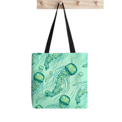 Shopper Traditional Old School Tattoo Printed Tote Bag γυναικών Harajuku shopper τσάντα κορίτσι Τσάντα για ψώνια ώμου Lady Canvas Bag