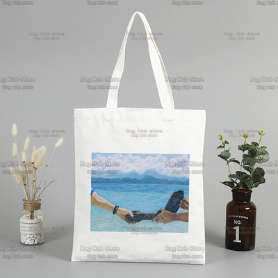 Call me by Your Name Timothee Chalamet Korea Ulzzang Shopper τσάντα εκτύπωσης καμβά τσάντα τσάντα τσάντα χειρός Γυναικείες τσάντες τσάντες ώμου Harajuku
